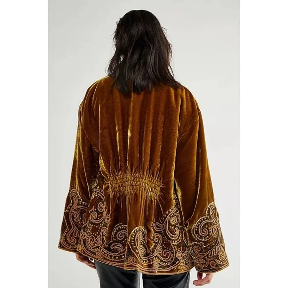 NWT Free People Starlight Velvet Jacket - Picture 14 of 14